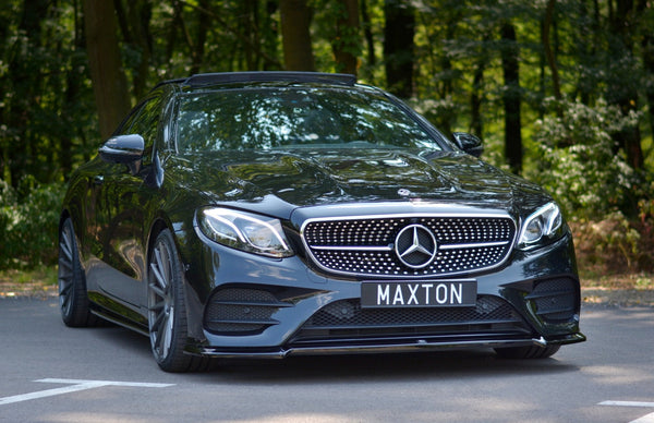 Maxton Design Front Ansatz V.2 für Mercedes-Benz E-Klasse W213 Coupe (C238) AMG-Line schwarz Hochglanz - Beast Performance Fahrzeugtechnik OHG
