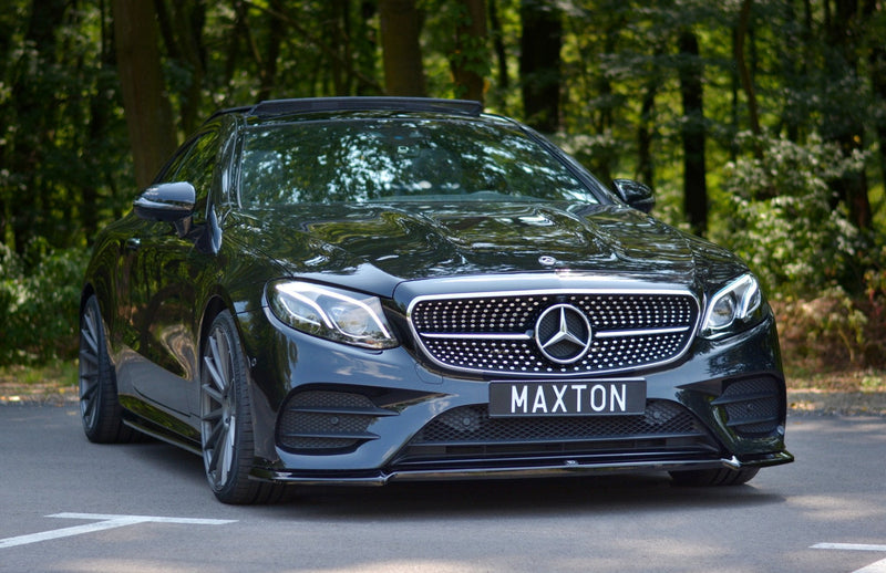 Maxton Design Front Ansatz V.2 für Mercedes-Benz E-Klasse W213 Coupe (C238) AMG-Line schwarz matt - Beast Performance Fahrzeugtechnik OHG