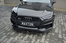 Maxton Design Front Ansatz V.1 für Audi RS3 8V FL Sportback schwarz matt - Beast Performance Fahrzeugtechnik OHG
