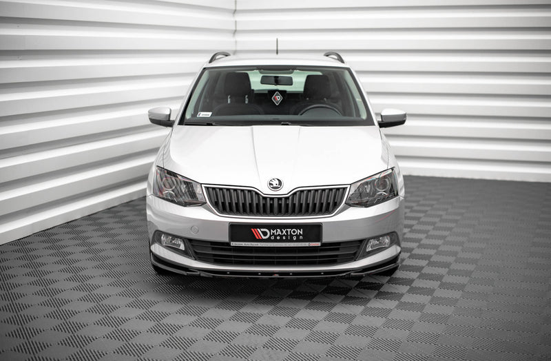 Maxton Design Front Ansatz V.2 für Skoda Fabia Mk3 Carbon Look - Beast Performance Fahrzeugtechnik OHG