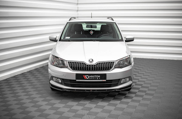 Maxton Design Front Ansatz V.2 für Skoda Fabia Mk3 Carbon Look - Beast Performance Fahrzeugtechnik OHG