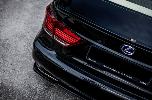 Maxton Design Mittlerer Diffusor Heck Ansatz für Lexus LS Mk4 Facelift Carbon Look - Beast Performance Fahrzeugtechnik OHG