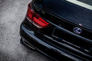 Maxton Design Mittlerer Diffusor Heck Ansatz für Lexus LS Mk4 Facelift schwarz matt - Beast Performance Fahrzeugtechnik OHG