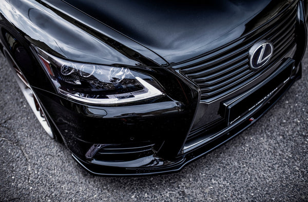 Maxton Design Front Ansatz für Lexus LS Mk4 Facelift Carbon Look - Beast Performance Fahrzeugtechnik OHG