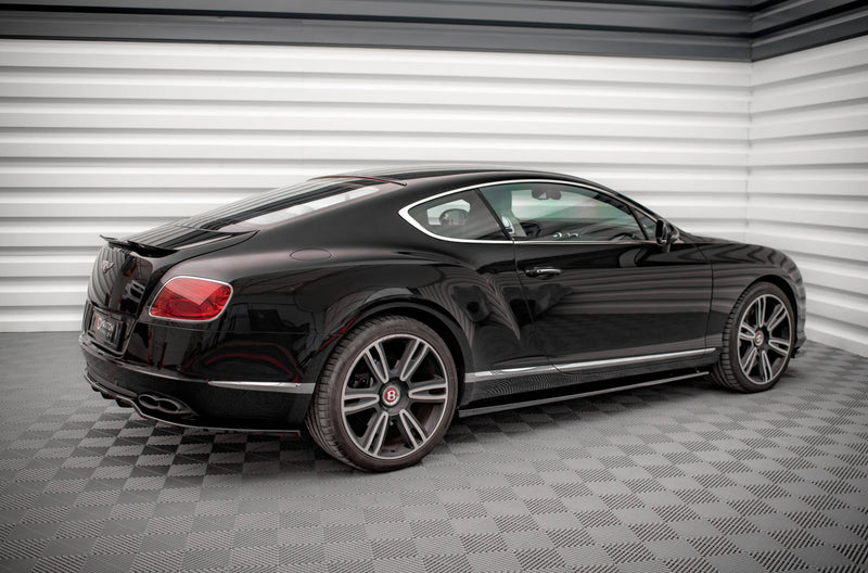 Maxton Design Seitenschweller Ansatz für Bentley Continental GT V8 S Mk2 schwarz Hochglanz - Beast Performance Fahrzeugtechnik OHG