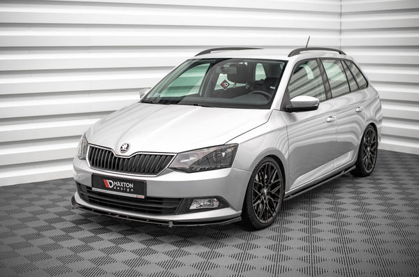 Maxton Design Seitenschweller Ansatz für Skoda Fabia Mk3 Carbon Look - Beast Performance Fahrzeugtechnik OHG