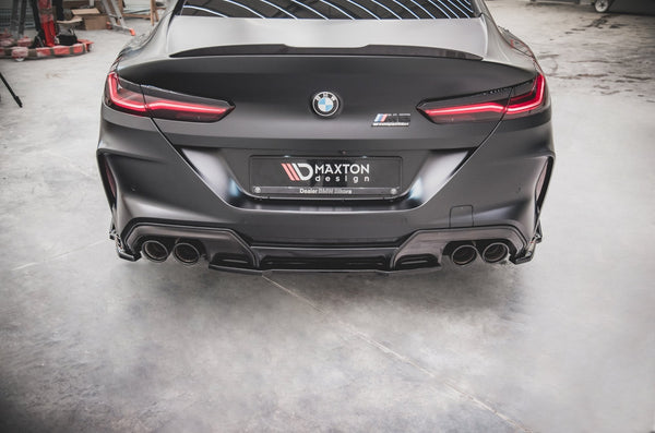 Maxton Design Mittlerer Diffusor Heck Ansatz für BMW M8  Gran Coupe F93 schwarz matt - Beast Performance Fahrzeugtechnik OHG