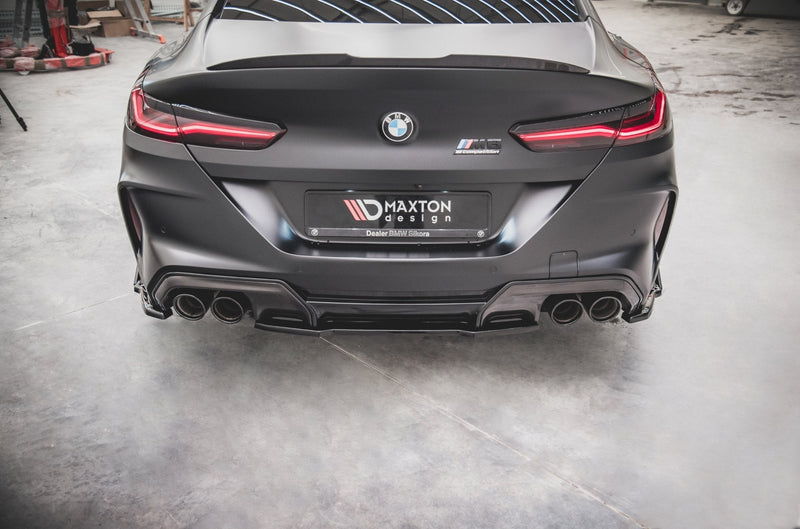 Maxton Design Mittlerer Diffusor Heck Ansatz für BMW M8  Gran Coupe F93 Carbon Look - Beast Performance Fahrzeugtechnik OHG