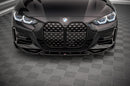 Maxton Design Front Ansatz V.2 für BMW 4er M-Paket G22 Carbon Look - Beast Performance Fahrzeugtechnik OHG