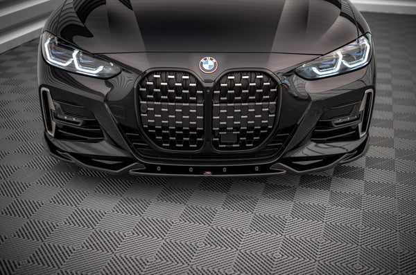 Maxton Design Front Ansatz V.2 für BMW 4er M-Paket G22 schwarz matt - Beast Performance Fahrzeugtechnik OHG
