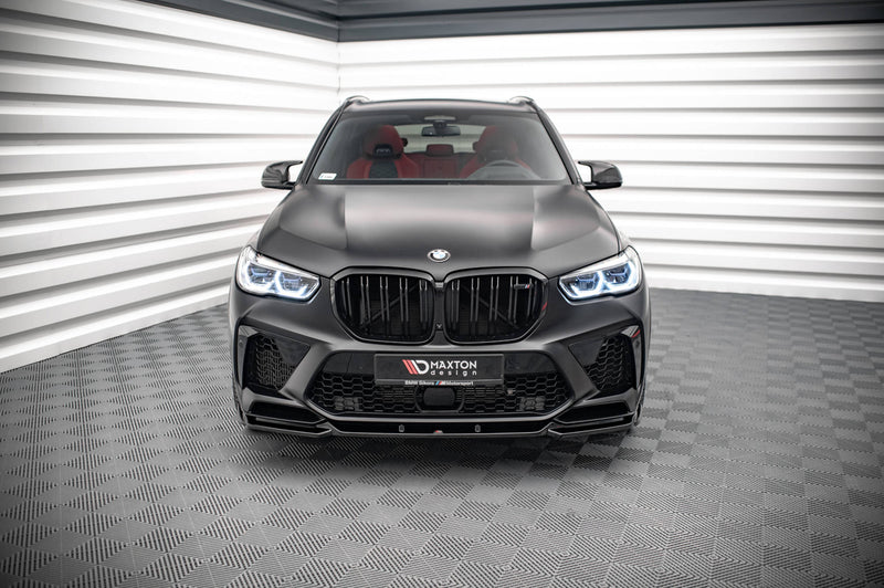 Maxton Design Front Ansatz V.2 für BMW  X5M F95 Carbon Look - Beast Performance Fahrzeugtechnik OHG