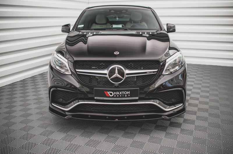 Maxton Design Front Ansatz V.1 für Mercedes-Benz GLE 63 AMG C292 schwarz matt - Beast Performance Fahrzeugtechnik OHG