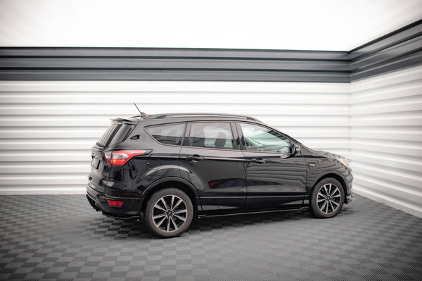 Maxton Design Seitenschweller Ansatz für Ford Escape ST-Line Mk3 schwarz Hochglanz - Beast Performance Fahrzeugtechnik OHG