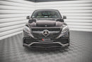 Maxton Design Front Ansatz V.2 für Mercedes-Benz GLE Coupe 63 AMG C292 schwarz matt - Beast Performance Fahrzeugtechnik OHG