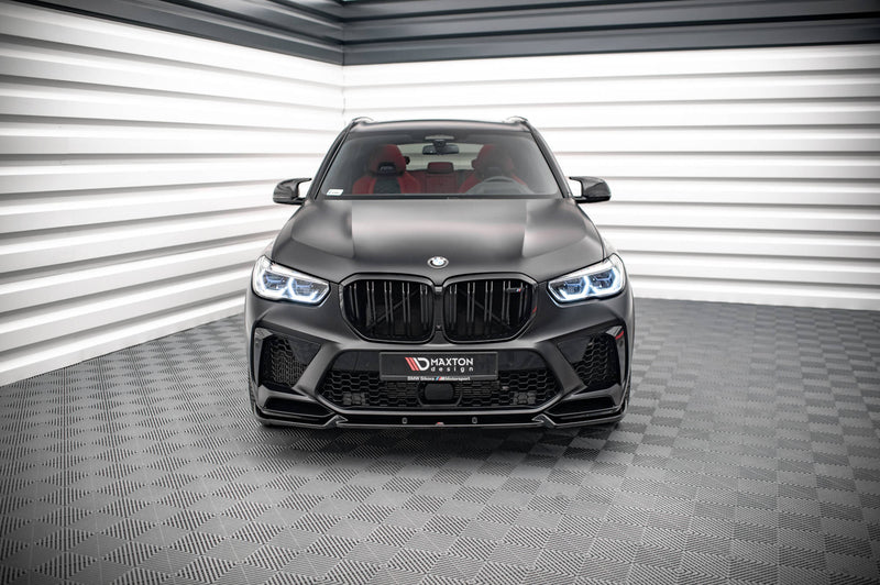 Maxton Design Front Ansatz V.1 für BMW  X5M F95 schwarz Hochglanz - Beast Performance Fahrzeugtechnik OHG