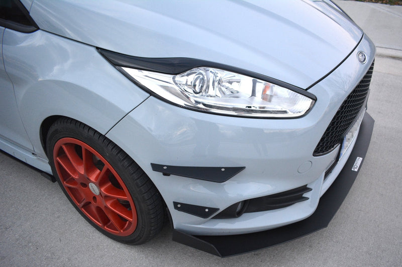 Maxton Design Scheinwerfer Blenden Böser Blick V.2 für Ford Fiesta ST / ST-Line / Standard Mk7 FL Carbon Look - Beast Performance Fahrzeugtechnik OHG