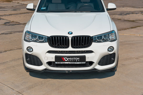 Maxton Design Front Ansatz für BMW X3 F25 M-Paket Facelift schwarz matt - Beast Performance Fahrzeugtechnik OHG