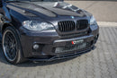 Maxton Design Front Ansatz für  BMW X5 E70 Facelift M Paket schwarz matt - Beast Performance Fahrzeugtechnik OHG