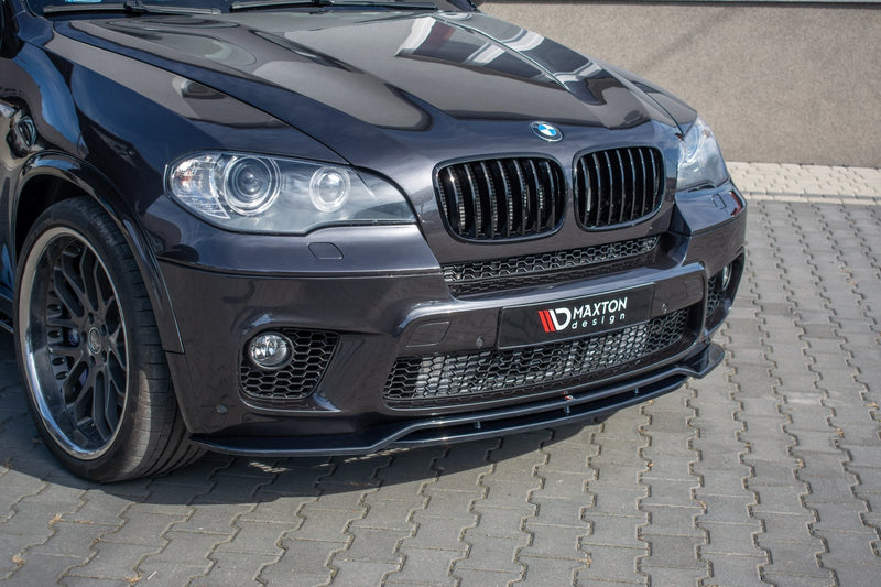 Maxton Design Front Ansatz für  BMW X5 E70 Facelift M Paket schwarz matt - Beast Performance Fahrzeugtechnik OHG