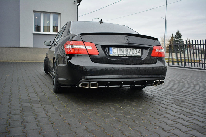 Maxton Design Diffusor Heck Ansatz für Mercedes E63 AMG W212  schwarz Hochglanz - Beast Performance Fahrzeugtechnik OHG