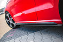 Maxton Design Seitenschweller Ansatz für  VOLKSWAGEN POLO MK5 GTI 6R vor Facelift schwarz matt - Beast Performance Fahrzeugtechnik OHG