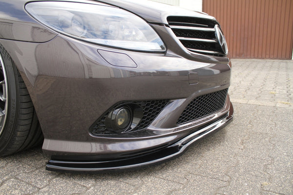 Maxton Design Front Ansatz für MERCEDES CL 500 C216 AMGLINE schwarz Hochglanz - Beast Performance Fahrzeugtechnik OHG