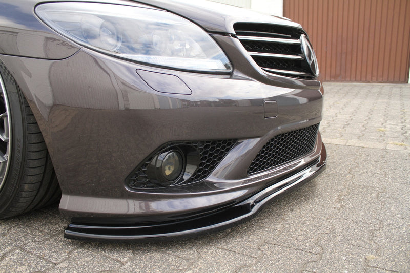 Maxton Design Front Ansatz für MERCEDES CL 500 C216 AMGLINE schwarz Hochglanz - Beast Performance Fahrzeugtechnik OHG