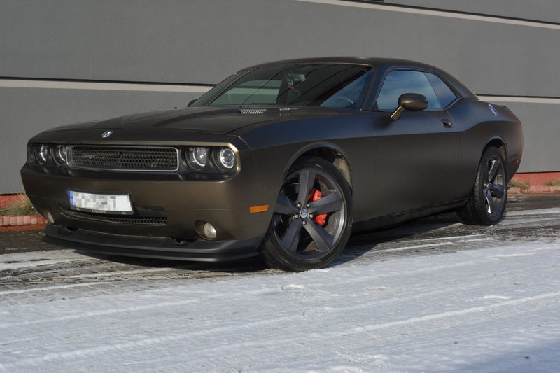 Maxton Design Front Ansatz für DODGE CHALLENGER MK3. PHASE-I SRT8 COUPE  schwarz matt - Beast Performance Fahrzeugtechnik OHG