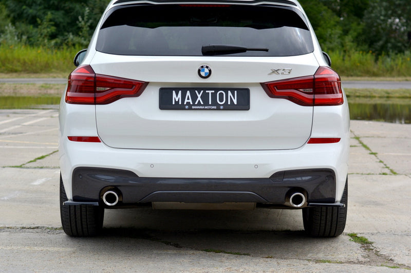 Maxton Design Heck Ansatz Flaps Diffusor für BMW X3 G01 M Paket Carbon Look - Beast Performance Fahrzeugtechnik OHG