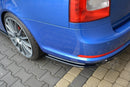 Maxton Design Heck Ansatz Flaps Diffusor für Skoda Octavia RS Mk2 / Mk2 FL Limousine / Combi schwarz Hochglanz - Beast Performance Fahrzeugtechnik OHG