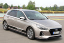 Maxton Design Front Ansatz V.1 für HYUNDAI I30 MK3 HATCHBACK  schwarz matt - Beast Performance Fahrzeugtechnik OHG