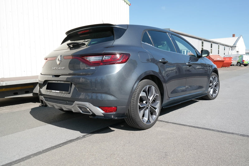Maxton Design Heck Ansatz Flaps Diffusor für Renault Megane Mk.4 GT-Line schwarz Hochglanz - Beast Performance Fahrzeugtechnik OHG