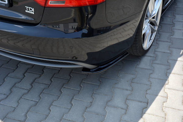 Maxton Design Heck Ansatz Flaps Diffusor für Audi A5 S-Line 8T FL Sportback  schwarz Hochglanz - Beast Performance Fahrzeugtechnik OHG