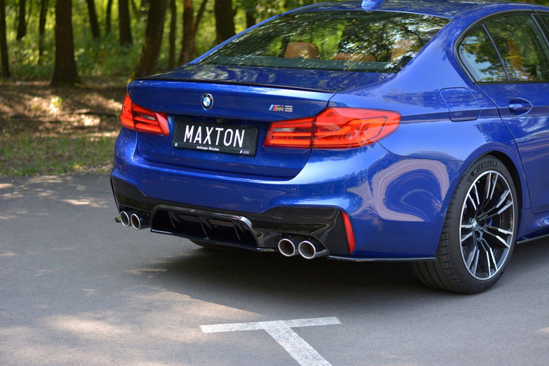 Maxton Design Heck Ansatz Flaps Diffusor für BMW M5 F90 Carbon Look - Beast Performance Fahrzeugtechnik OHG