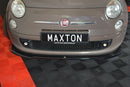Maxton Design Front Ansatz V.2 für FIAT 500 HATCHBACK vor Facelift schwarz matt - Beast Performance Fahrzeugtechnik OHG