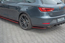 Maxton Design Heck Ansatz Flaps Diffusor passend für V.2 Seat Leon Mk3 Cupra ST Facelift schwarz matt - Beast Performance Fahrzeugtechnik OHG
