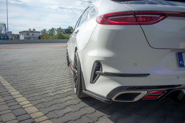 Maxton Design Heck Ansatz Flaps Diffusor für Kia ProCeed GT Mk3 Carbon Look - Beast Performance Fahrzeugtechnik OHG