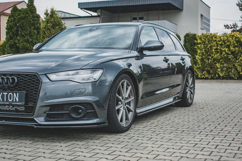 Maxton Design DokÃ…â€šadki ProgÃƒÂ³w Audi S6 / A6 S-Line C7 FL  schwarz matt - Beast Performance Fahrzeugtechnik OHG