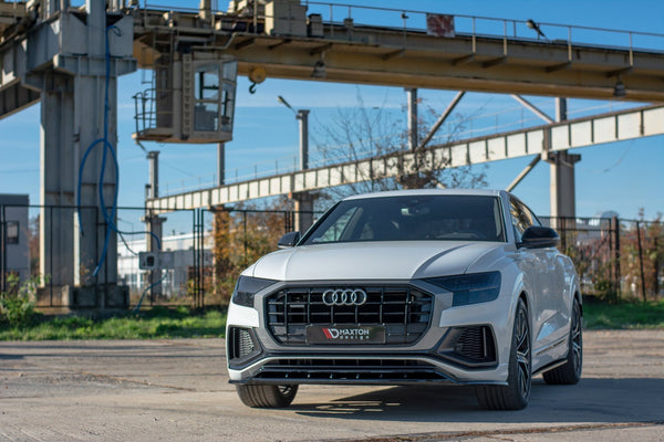 Maxton Design Front Ansatz für  Audi Q8 S-line schwarz matt - Beast Performance Fahrzeugtechnik OHG