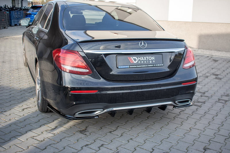 Maxton Design Spoiler CAP für Mercedes-Benz E-Klasse W213 AMG-Line schwarz Hochglanz - Beast Performance Fahrzeugtechnik OHG