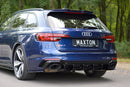 Maxton Design Spoiler CAP für Audi RS4 B9 Avant schwarz matt - Beast Performance Fahrzeugtechnik OHG