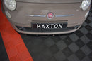 Maxton Design Front Ansatz V.1 für FIAT 500 HATCHBACK vor Facelift schwarz matt - Beast Performance Fahrzeugtechnik OHG