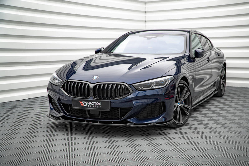 Maxton Design Front Ansatz V.4 für BMW 8 Coupe M-Paket G15 / 8 Gran Coupe M-Paket G16 Carbon Look - Beast Performance Fahrzeugtechnik OHG