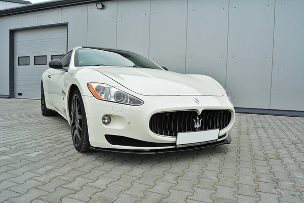 Maxton Design Front Ansatz für MASERATI GRANTURISMO 2007-2011 Carbon Look - Beast Performance Fahrzeugtechnik OHG