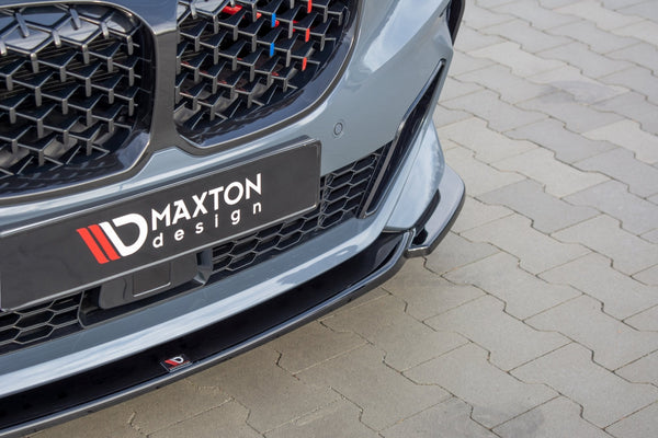 Maxton Design Front Ansatz V.3 für BMW 1er F40 M-Paket/ M135i  schwarz Hochglanz - Beast Performance Fahrzeugtechnik OHG
