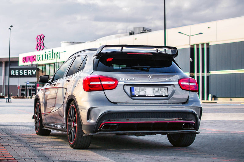 Maxton Design Spoiler CAP für Mercedes GLA 45 AMG SUV (X156) vor Facelift Carbon Look - Beast Performance Fahrzeugtechnik OHG