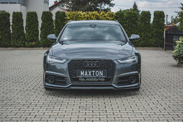 Maxton Design Front Ansatz für Audi S6 / A6 S-Line C7 FL  schwarz matt - Beast Performance Fahrzeugtechnik OHG