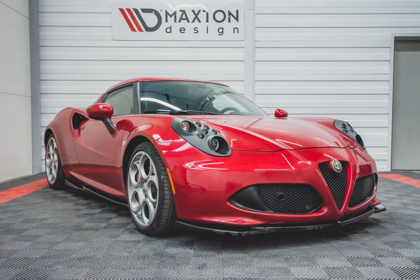 Maxton Design Front Ansatz für Alfa Romeo 4C Carbon Look - Beast Performance Fahrzeugtechnik OHG