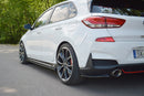 Maxton Design Seitenschweller Ansatz für V.1 für Hyundai I30 N Mk3 Hatchback / Fastback schwarz Hochglanz - Beast Performance Fahrzeugtechnik OHG
