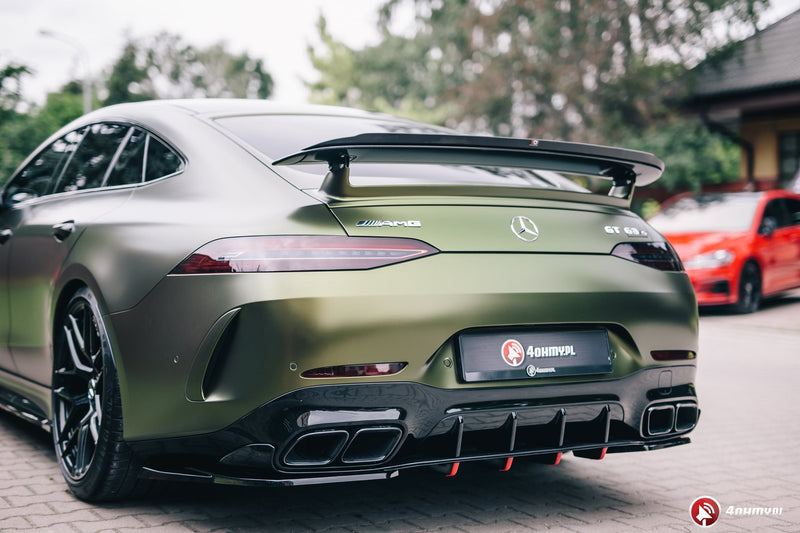 Maxton Design Spoiler CAP für Mercedes-AMG GT 63 S 4 Door-Coupe schwarz Hochglanz - Beast Performance Fahrzeugtechnik OHG